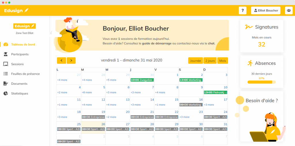 Home page edusign