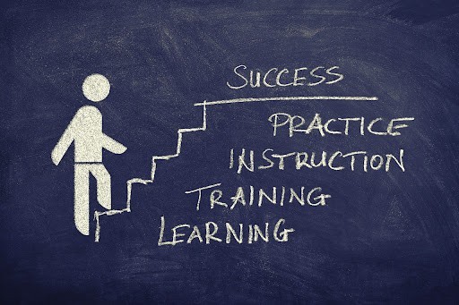 Schema montrant les 4 piliers pour une formation professionnel