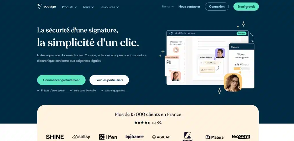 Yousign meilleur logiciel signature electronique