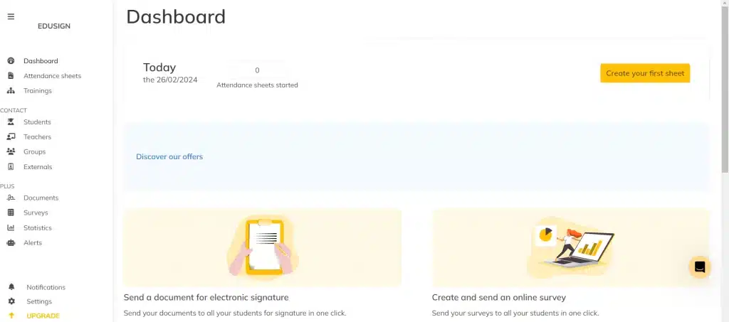 Edusign mejor software de control de asistencia digital