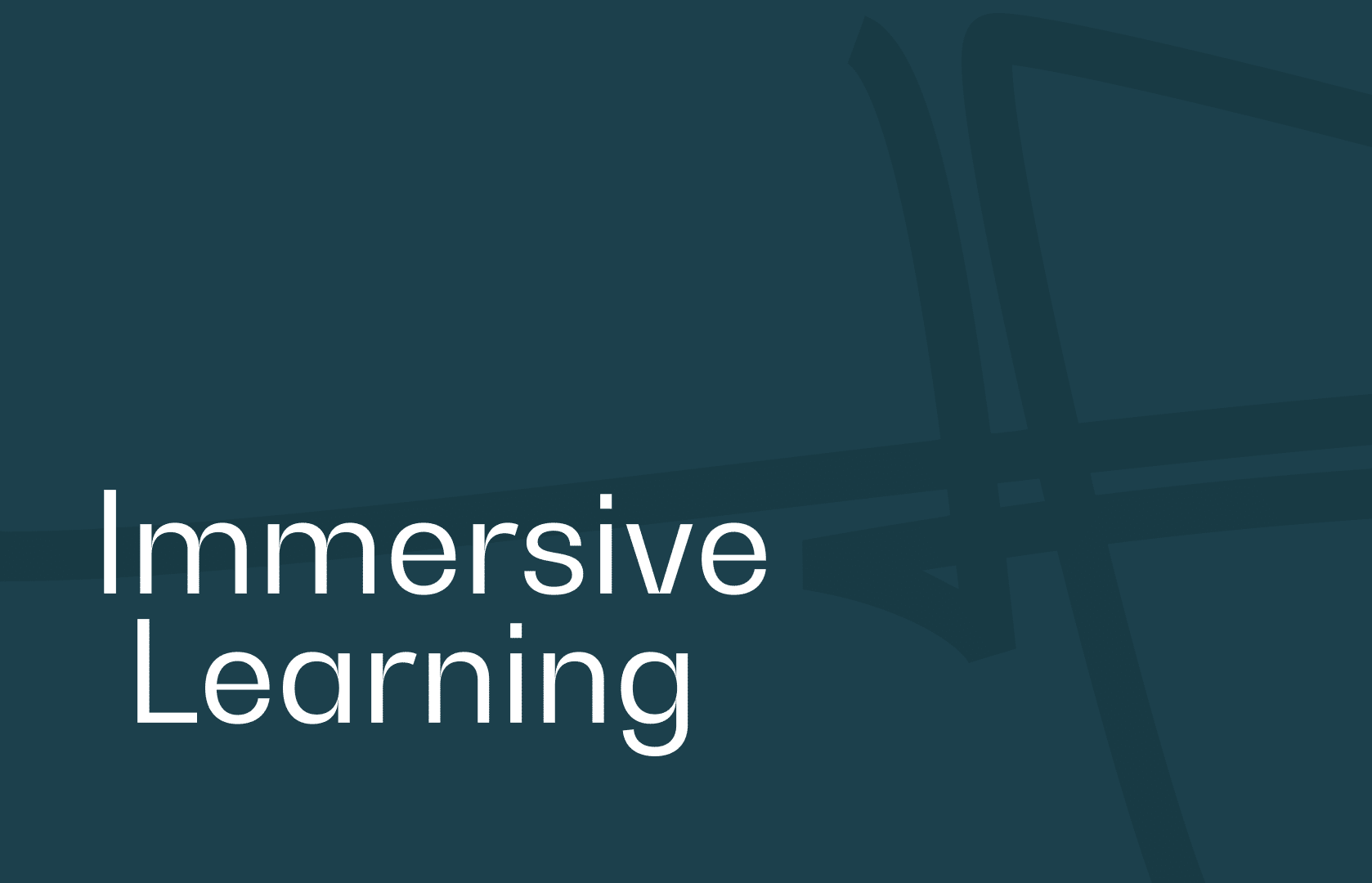 Immersive Learning definition