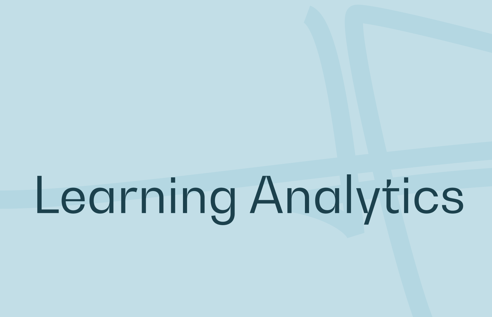 Learning Analytics definition