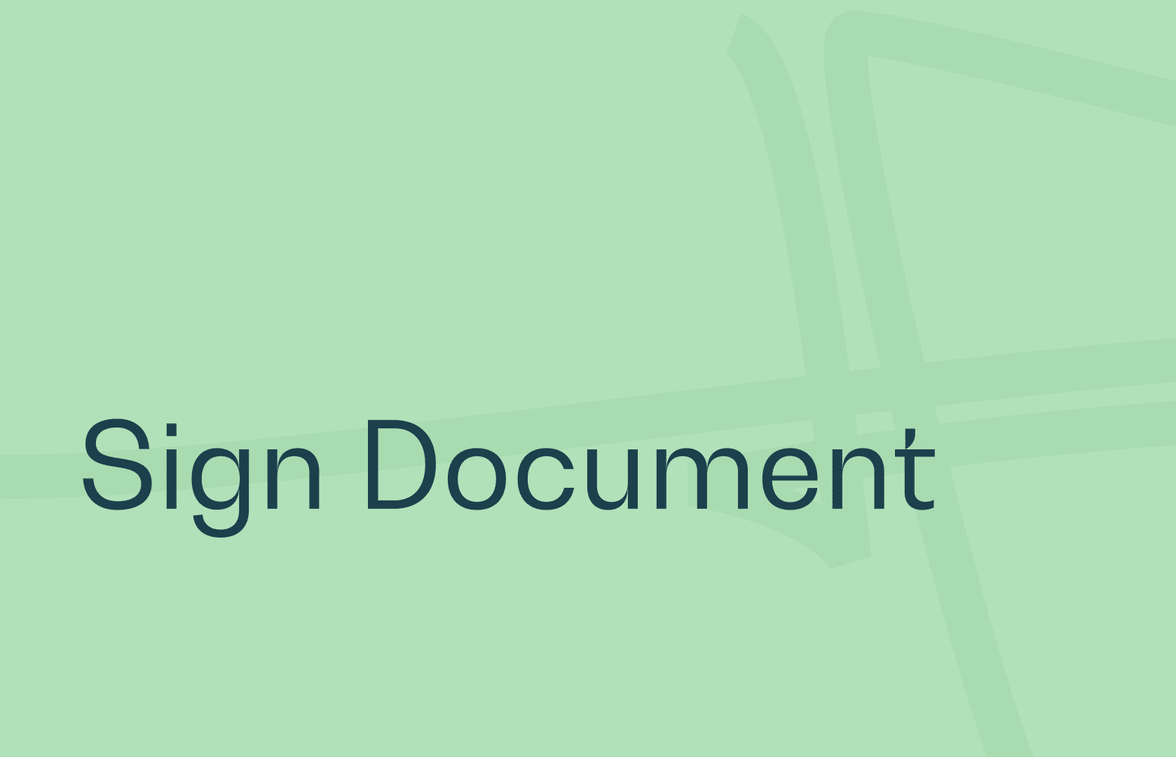 sign a document